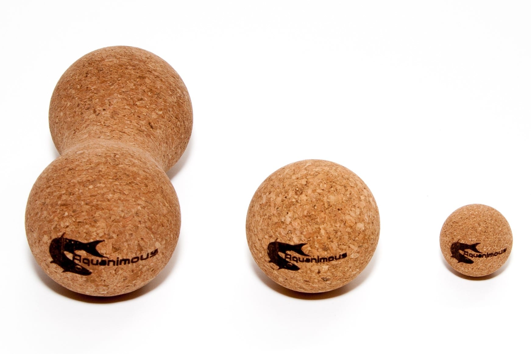 Set of 3 Cork Massage Balls Aquanimous